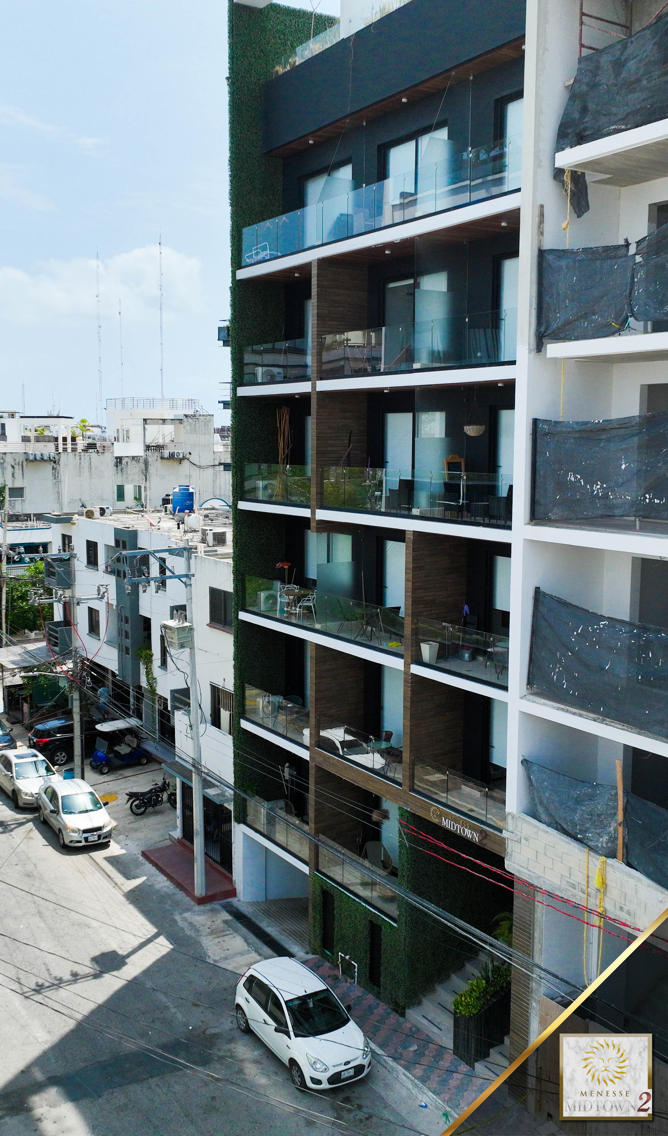 Vista aérea del desarrollo Ku-Ha en Playa del Carmen